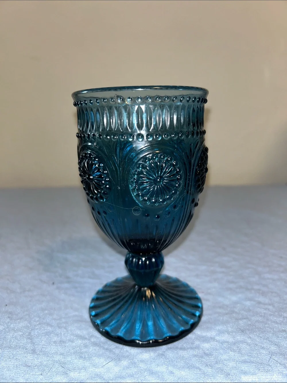 Shannon Crystal by Godinger, Medallion Collection Plate and Goblet